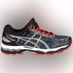 ASICS Gel Kayano 22 Lite Show in Carbon Cherry Tomato Running Shoes- size 10